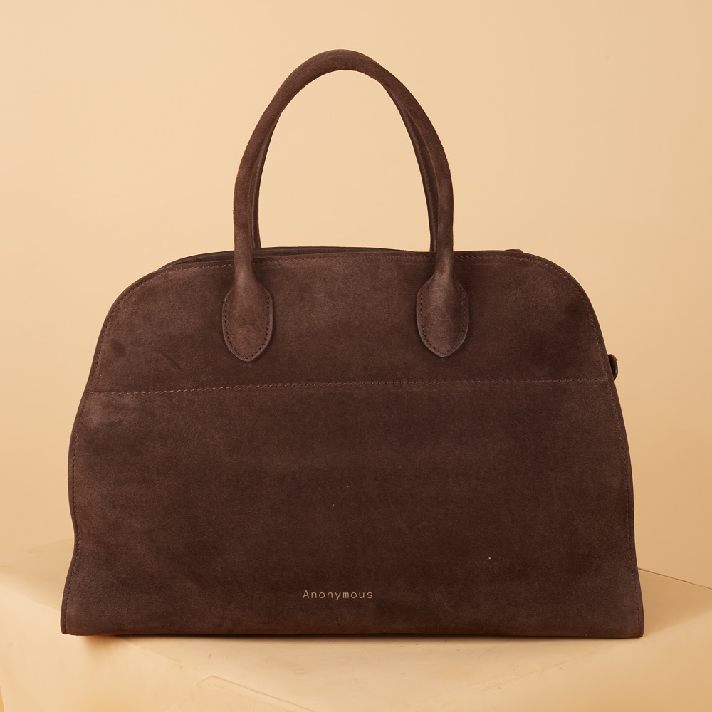 Anonymous Monthy Tote Bag 39 Suede Leather No Brand (Tas Kulit)