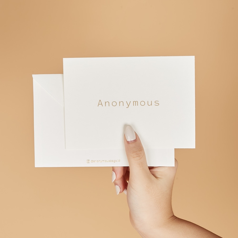 Anonymous Happy Birthday Card/Congratulations Card/Thankyou Card/Greeting Card/Kartu ucapan Costumize