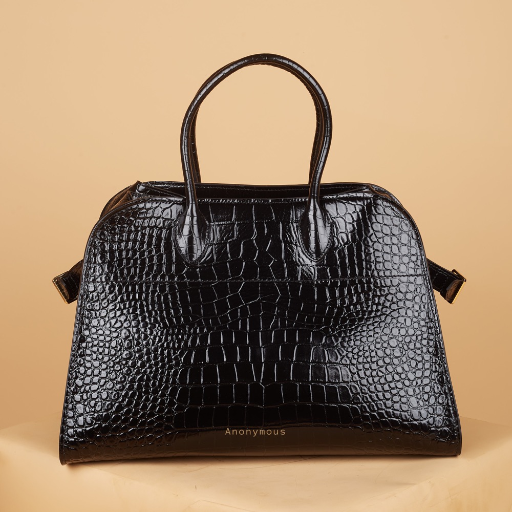 Anonymous Monthy tote bag 39 croco embossed leather No Brand (Tas Kulit)