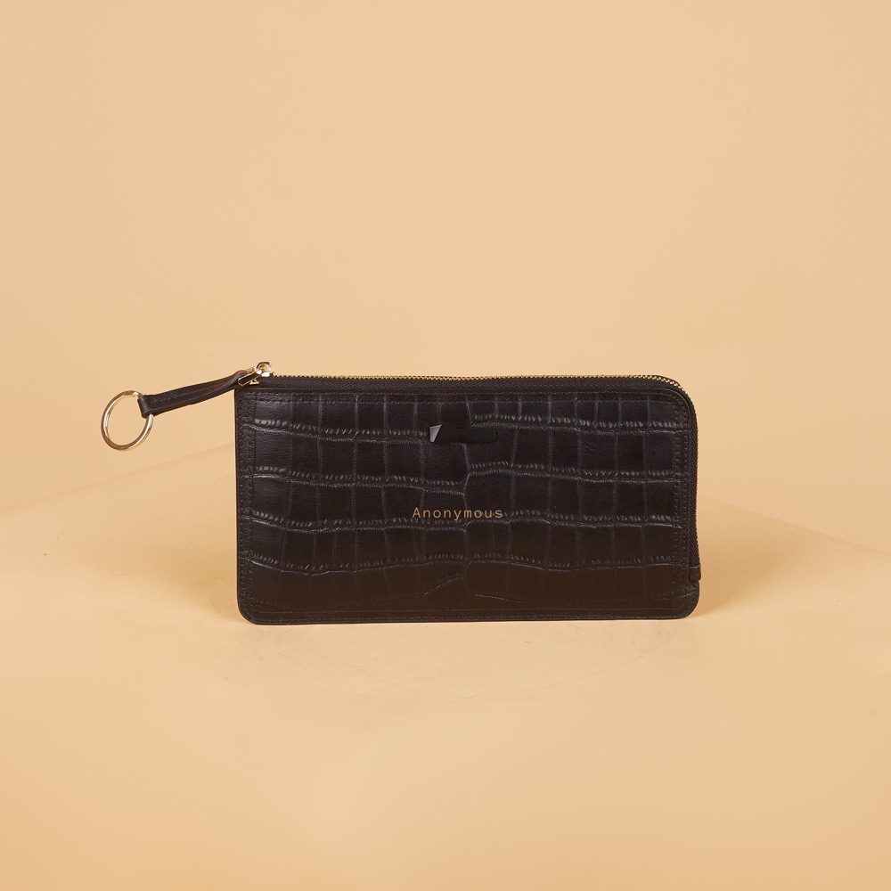 Anonymous Nia Wallet Croco No Brand (Dompet Kulit)