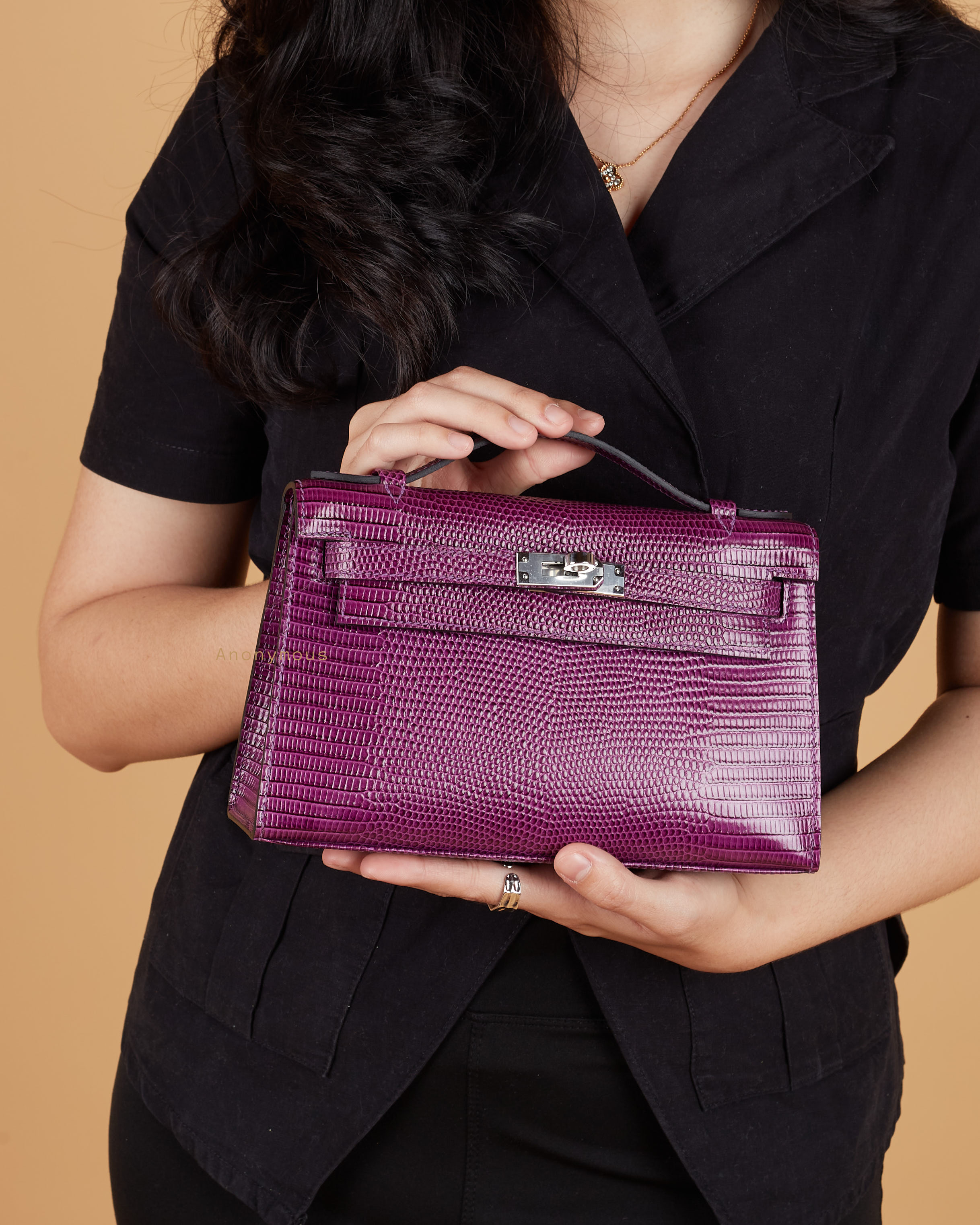 Anonymous Kylee Pochette Lizard P22 No Brand (Tas Kulit)