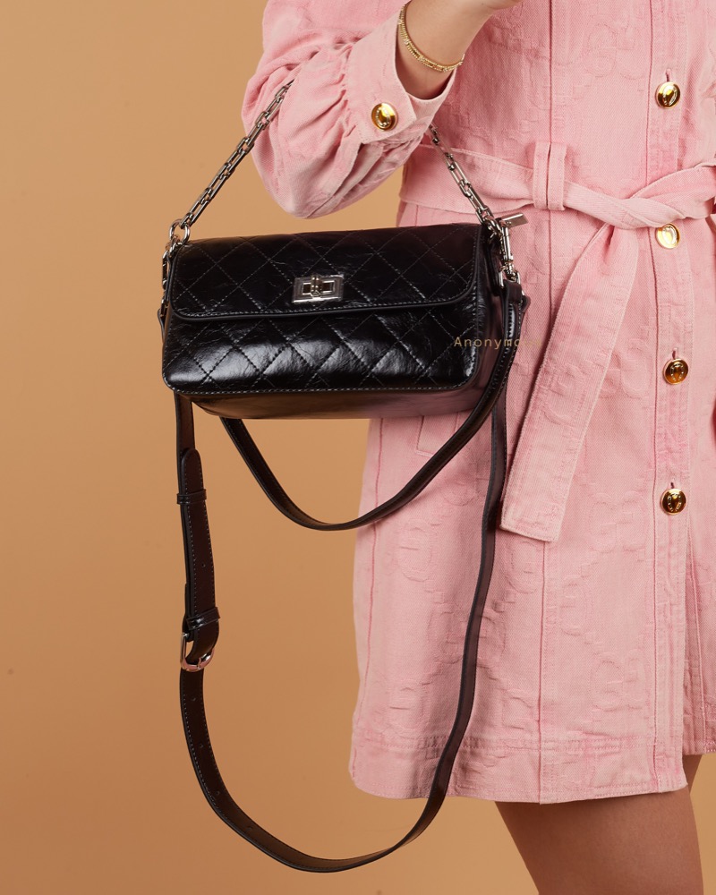 Anonymous Her Bag Diamon Quilted No Brand (Tas Kulit)